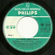 7inch Vinyl Single - Johnny Hallyday - Excuse-moi Partenaire - EP