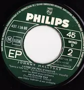 7inch Vinyl Single - Johnny Hallyday - Mon Anneau D'or - EP, Mono