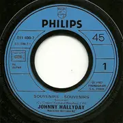 7inch Vinyl Single - Johnny Hallyday - Souvenirs Souvenirs (Version 82)