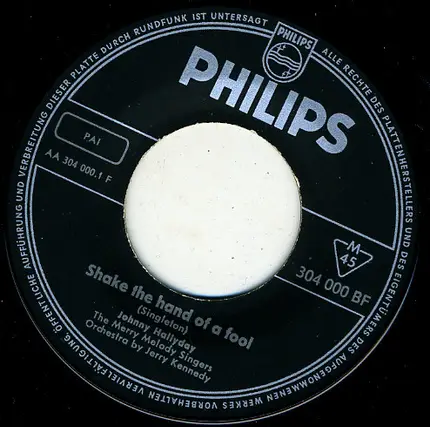 Johnny Hallyday - Shake The Hand Of A Fool