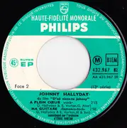 7inch Vinyl Single - Johnny Hallyday - Pour Moi La Vie Va Commencer - Original French EP