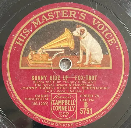 Johnny Hamp's Kentucky Serenaders / Henry Busse And His Orchestra - Sunny Side Up / Like A Breath Of Spring-Time