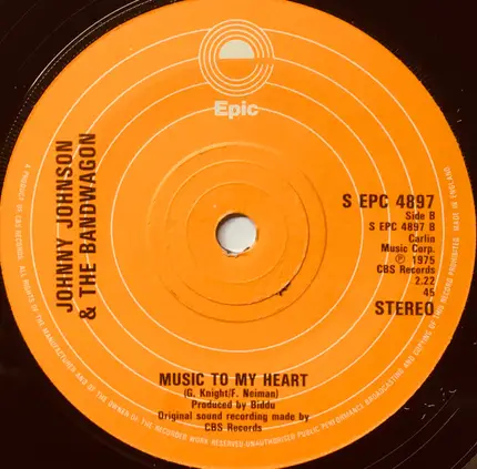 Johnny Johnson And The Bandwagon - Breakin' Down The Walls Of Heartache / Music To My Heart