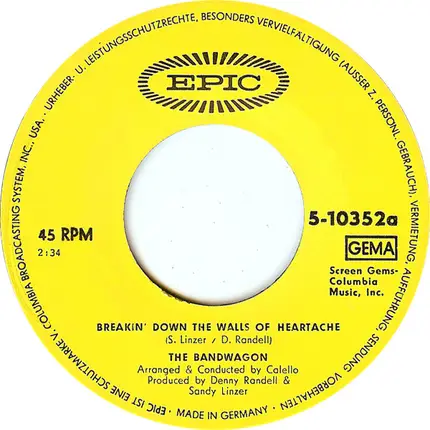 Johnny Johnson And The Bandwagon - Breakin' Down The Walls Of Heartache