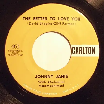 Johnny Janis - The Better To Love You