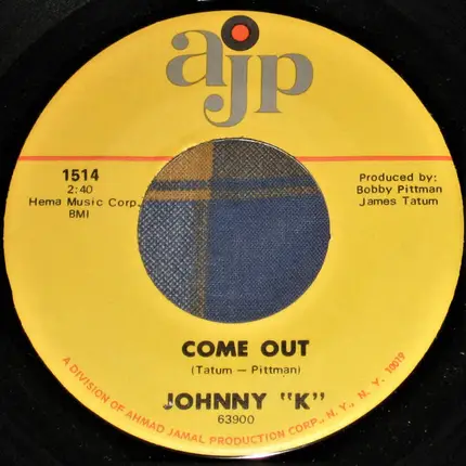 Johnny K - Come Out