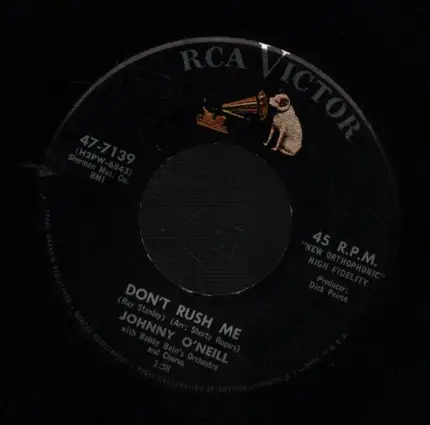 Johnny O'Neill - Don't Rush Me / Unlimited Supply