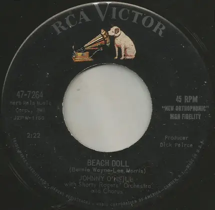 Johnny O'Neill With Shorty Rogers And His Orchestra - Beach Doll / Next