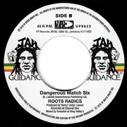 7inch Vinyl Single - Johnny Osbourne / Roots Radics - Never Stop Fighting / Dangerous Match Six