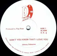 Johnny Osbourne - Don't You Know That I Love You