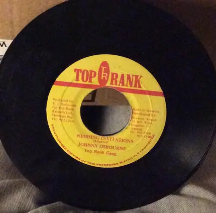 Johnny Osbourne & Top Rank Gang - Wedding Invitations