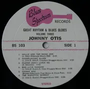 LP - Johnny Otis - Great Rhythm & Blues Oldies Volume 3 - Johnny Otis