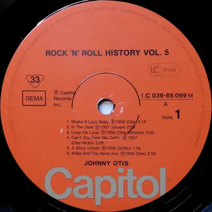 Johnny Otis - Rock'N'Roll History Vol.5