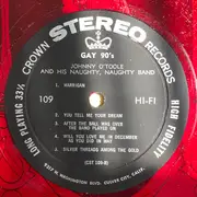 LP - Johnny O'Toole And His 'Naughty, Naughty Band' - The Gay 90's - Red Vinyl
