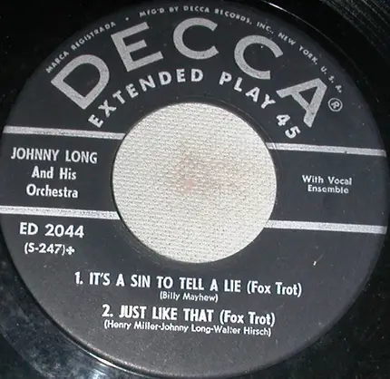 Johnny Long And His Orchestra - Johnny Long And His Orchestra Vol. 1