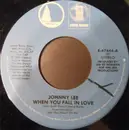 7inch Vinyl Single - Johnny Lee - When You Fall In Love