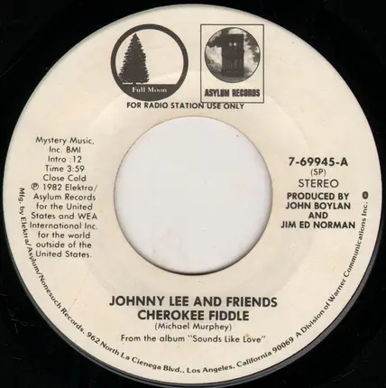 Johnny Lee - Cherokee Fiddle