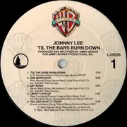 LP - Johnny Lee - Til the Bars Burn Down