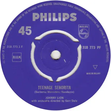 Johnny Lion - Teenage Senorita