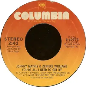 Johnny Mathis - You're All I Need To Get By