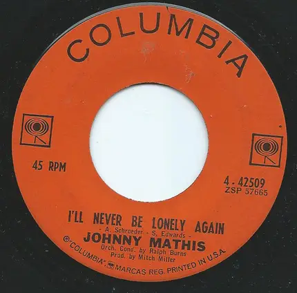Johnny Mathis - I'll Never Be Lonely Again