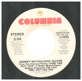 Johnny Mathis - The Last Time I Felt Like This