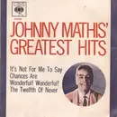 7inch Vinyl Single - Johnny Mathis - Johnny Mathis' Greatest Hits - EP