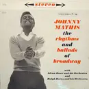 Double LP - Johnny Mathis - The Rhythms And Ballads Of Broadway - Terre Haute Pressing, Stereo