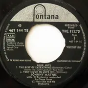 7inch Vinyl Single - Johnny Mathis - Four Hits!