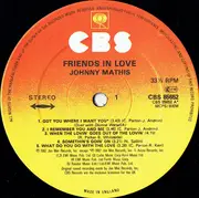 LP - Johnny Mathis - Friends In Love