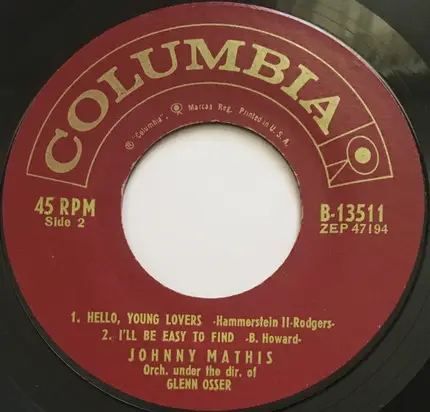 Johnny Mathis - Heavenly Vol. I