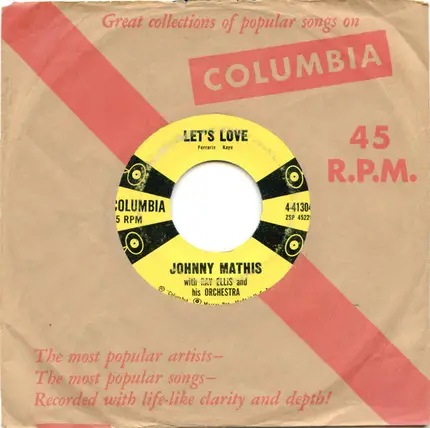 Johnny Mathis - Let's Love / You Are Beautiful