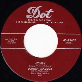 Johnny Maddox - Honey / Where The Lazy Daisies Grow