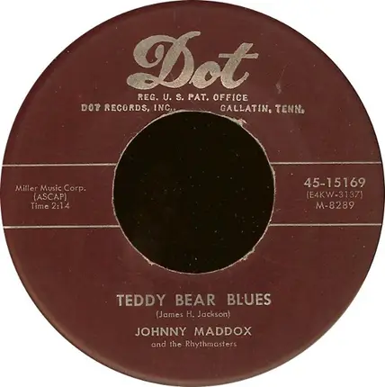 Johnny Maddox And The Rhythmasters - Teddy Bear Blues