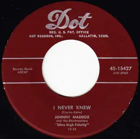 Johnny Maddox - I Never Knew / Chicken Reel