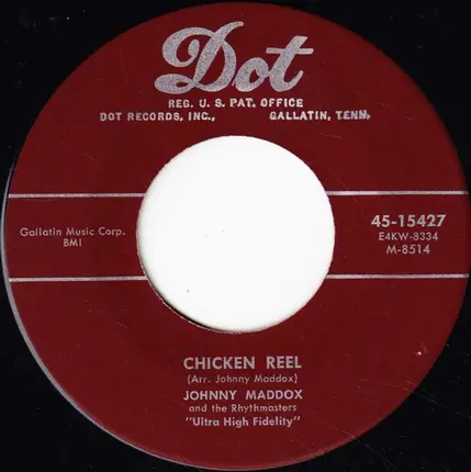 Johnny Maddox And The Rhythmasters - I Never Knew / Chicken Reel