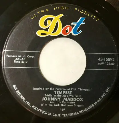 Johnny Maddox And His Orchestra With The Jack Halloran Singers - The Hurdy Gurdy Song