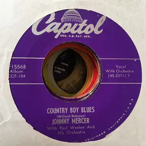 Johnny Mercer - Country Boy Blues