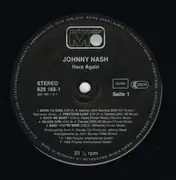 LP - Johnny Nash - Here Again