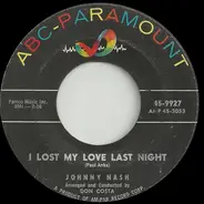 Johnny Nash - Please Don't Go / I Lost My Love Last Night