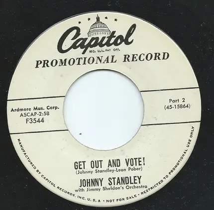 Johnny Standley - Get Out And Vote !