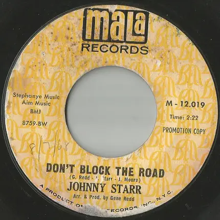 Johnny Starr - Don´t Block the Road