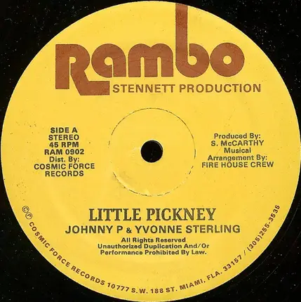 Johnny P & Yvonne Sterling - Little Pickney