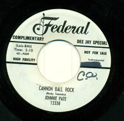 Johnny Pate - Cannon Ball Rock