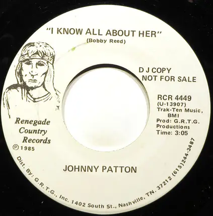 Johnny Patton - I Know All About Her