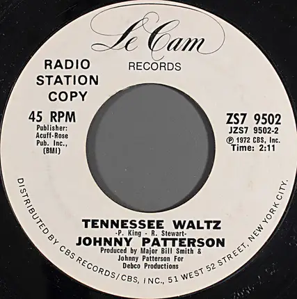 Johnny Patterson - Release Me