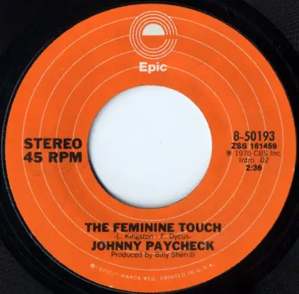 Johnny Paycheck - Rhythm Guitar / The Feminine Touch