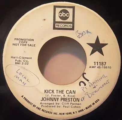 Johnny Preston - I've Just Been Wastin' My Time