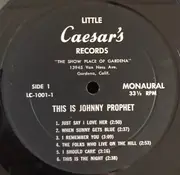 LP - Johnny Prophet - This Is Johnny Prophet - Mono
