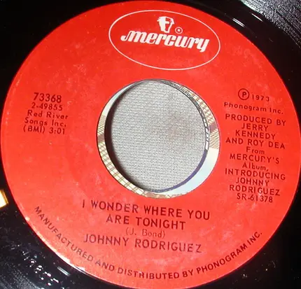 Johnny Rodriguez - I Wonder Where You Are Tonight